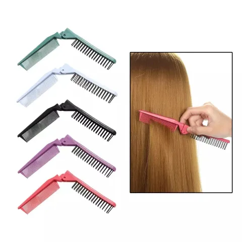 Folding Hair Brush Travel Hair Comb